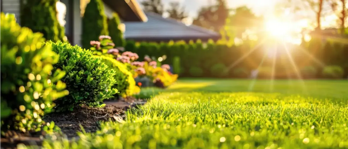 Sonniger, gepflegter Garten